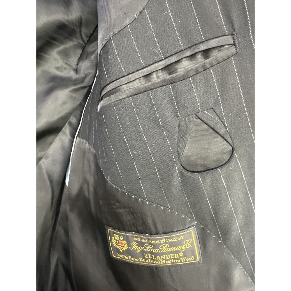 Sorrani Sartoriale x Loro Piana Zelander Merino Wool Pinstripe Blazer 58 L US 48 - Picture 9 of 16